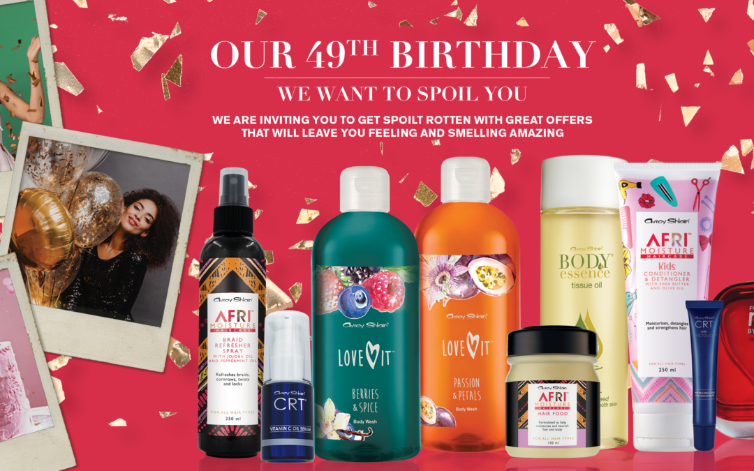 YOU’RE INVITED TO SPOIL YOURSELF ROTTEN ON OUR BIRTHDAY!